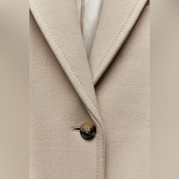 ZARA NEW WITH TAGS COAT WITH MANTECO WOOL ZW COLLECTION BLOGGER’S FAVORITE 😍 - Picture 8 of 15